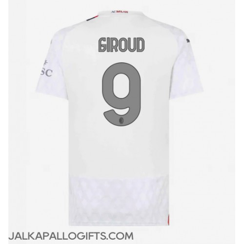AC Milan Olivier Giroud #9 Vieraspaita Naiset 2023-24 Lyhythihainen